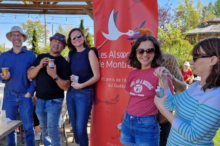 Equipe gagante du quiz. Photo Augustin Eychenne