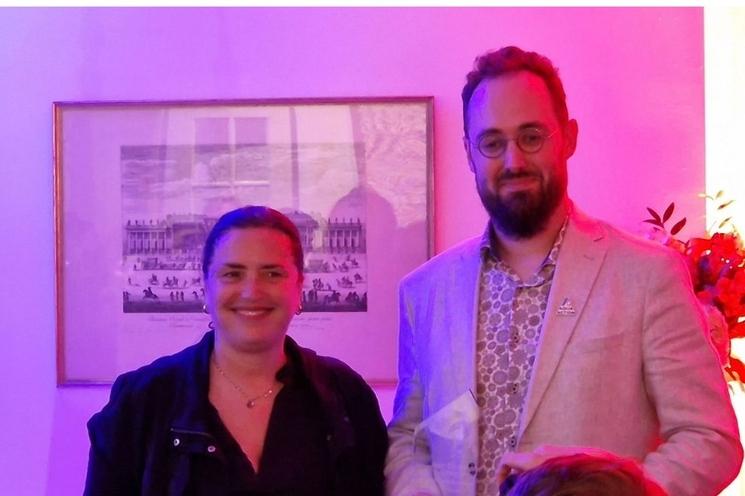 Maya Colombani et Jean-Christophe Champin. Photo Augustin Eychenne