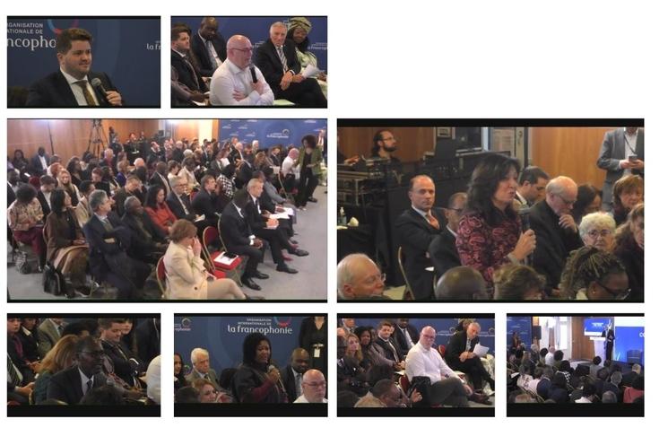 La salle... les questions du public présent