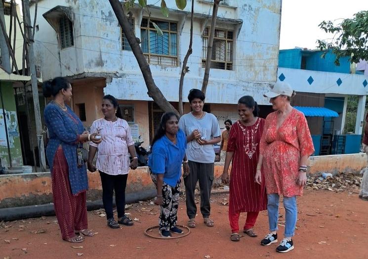 Les reines de la Pétanque de Pondichéry