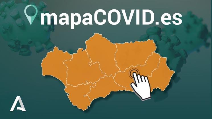 Mapa COVID Andalousie