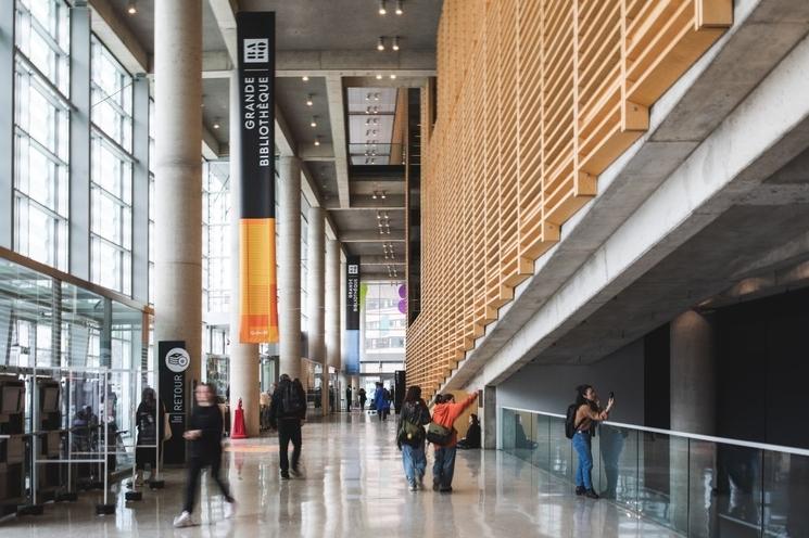 Intérieur de la BAnQ