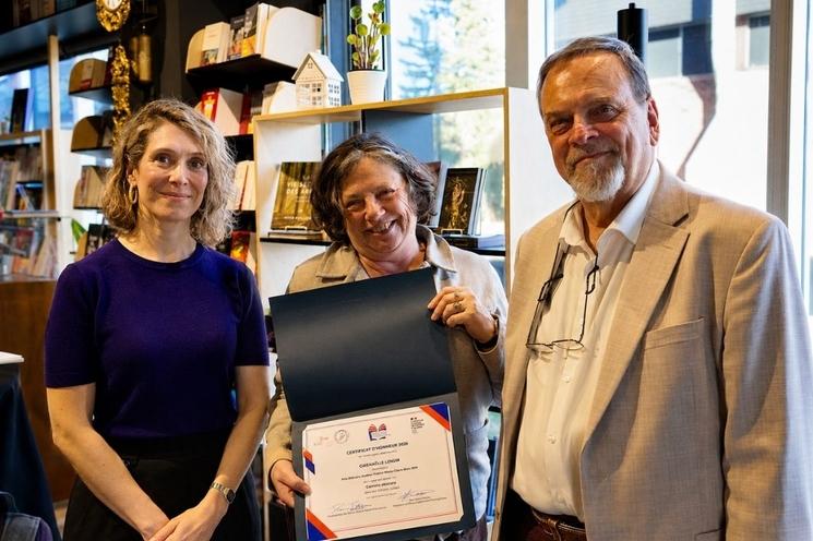 Camille Pauly,  Gwenaëlle Lenoir, Jean-Marie Comeau