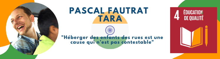 Pascal Fautrat de l'ONG Tara en Inde