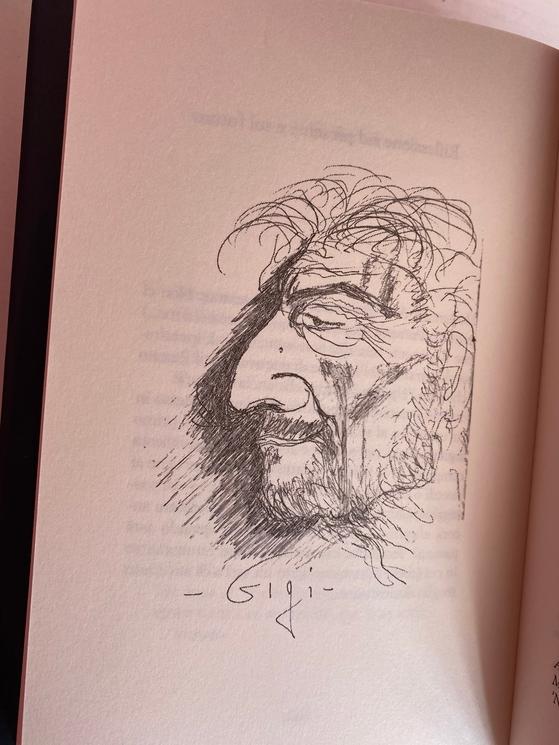 Dessin de Gigi Proietti 