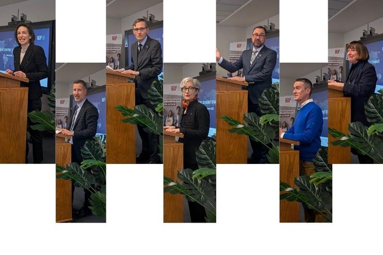 Michelle Setlakwe, Syvain Périgny, Alain Olivier, Catherine Villemer, François Gelineau, Robert Bilterys, Monique Brodeur