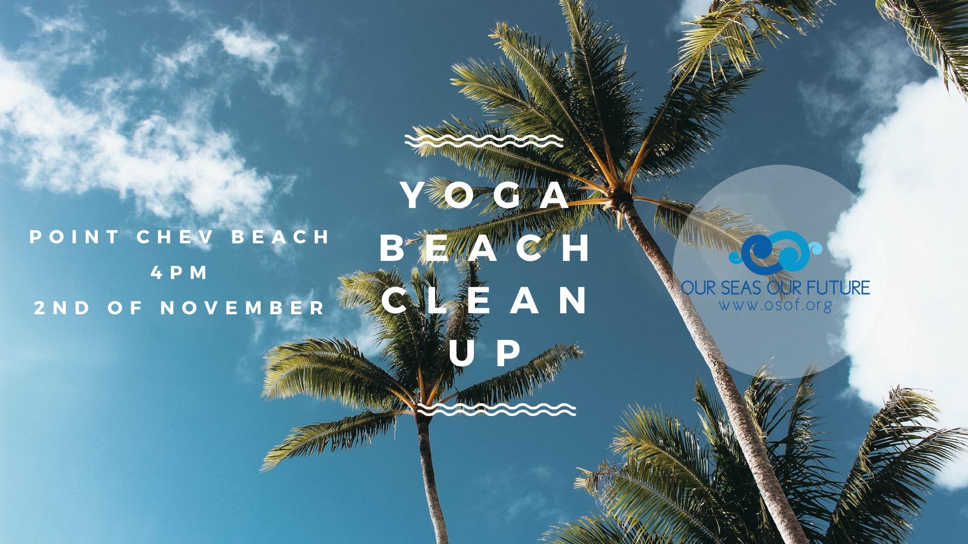 Yoga & beach clean up