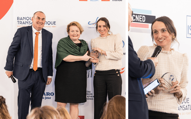 Marie Kretz di Meglio, lauréate des Trophées internationaux 2026 - copyright Arnaud Calais