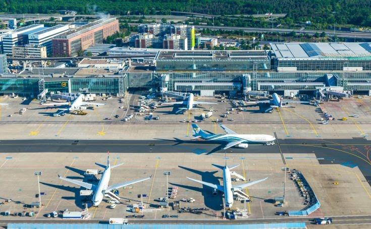 Aéroport de Francfort, Allemagne 