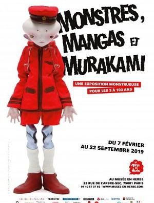 exposition Paris montres manga Murakami