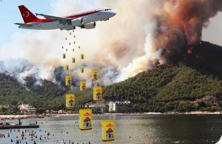 Akpartea Turquie incendie thé