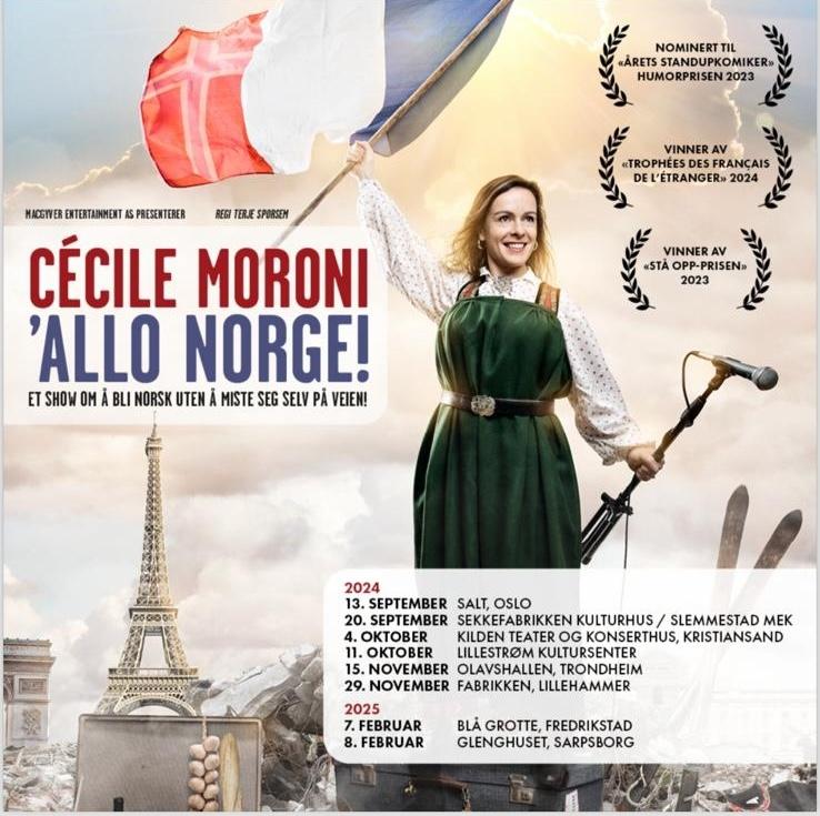 Affiche "Allô Norge", Cécile Moroni