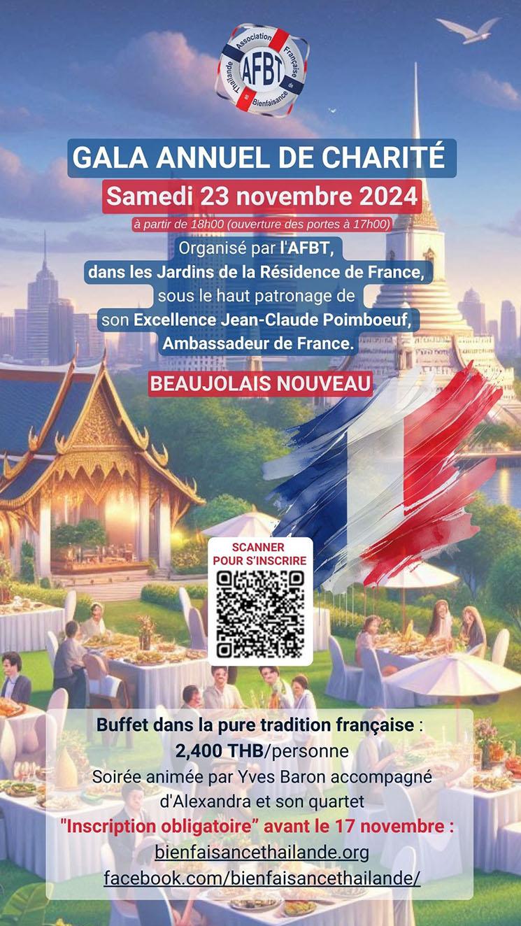 Affiche Beaujolais Bangkok