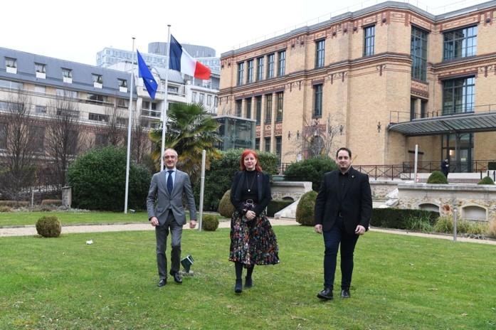 Alexandre Bezardin et Ramzi Sfeir Hélène Degryse, présidence de l'AFE