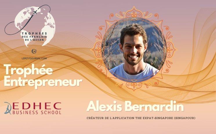 Alexis Bernardin, créateur de l’application The Expat-Singapore (Singapour) 