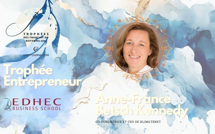 Anne-France Betsch Kennedy, co-fondatrice et CEO de KlimateNet