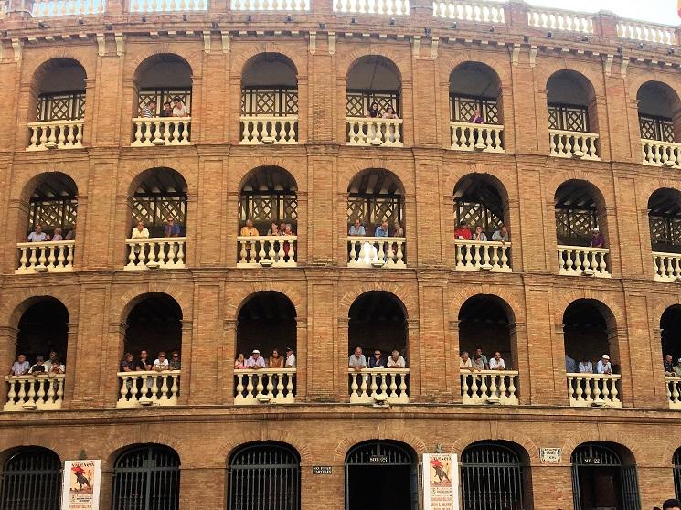 Les arènes de Valencia à l'occasion de la feria du 9 de octubre