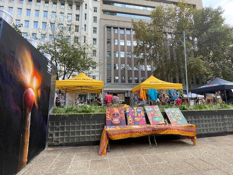 Main Street à Johannesburg : l'art est dans la rue