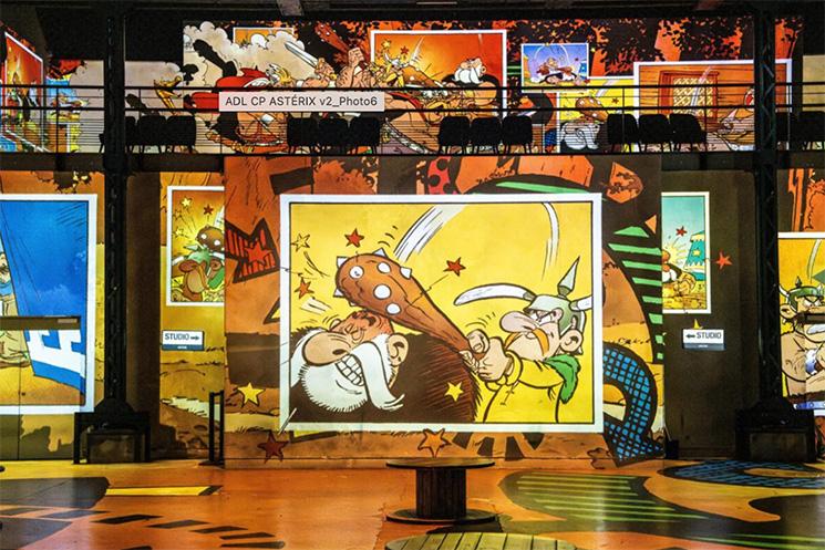 Astérix, le voyage immersif, à l’Atelier des Lumières