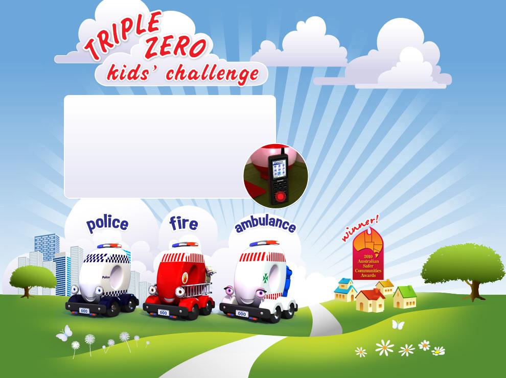 Triple zero kids challenge