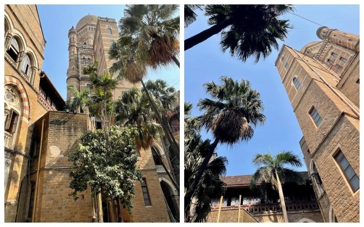 La cour intérieure du BMC, la mairie de Mumbai