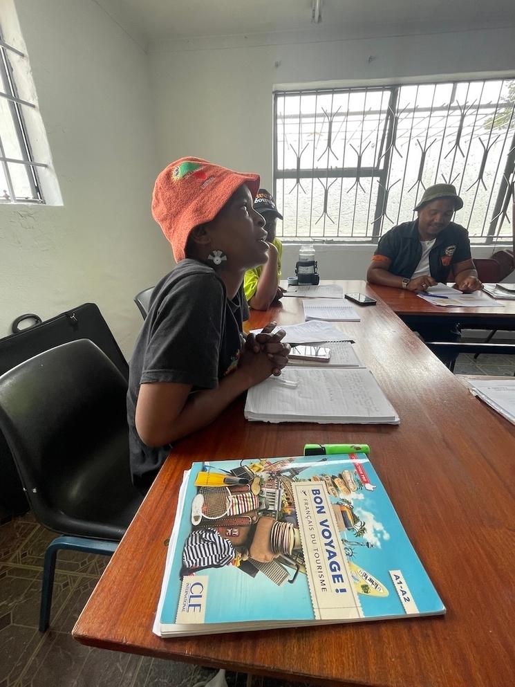 Cours de français à Soweto