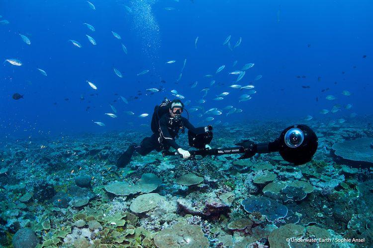 Christophe Bailhache underwater earth