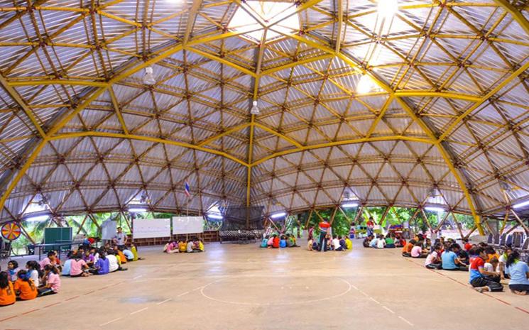 Le plus grand dome en bambou du monde