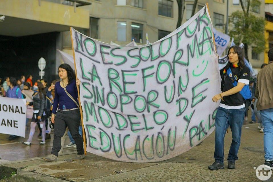 Colombie manifestations éducation université étudiants