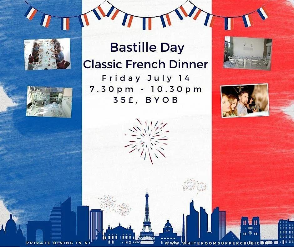 Bastille day classic dinner