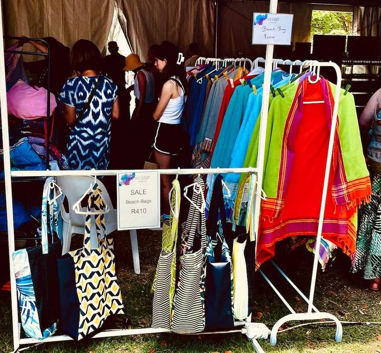 Beach bags for Christmas, in Johannesburg ChrisTmas Market