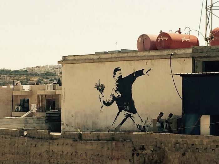 oeuvre murale de l'artiste Banksy