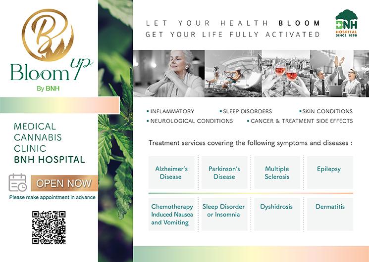 Offre Bloom Up clinique cannabis BNH Hospital Bangkok