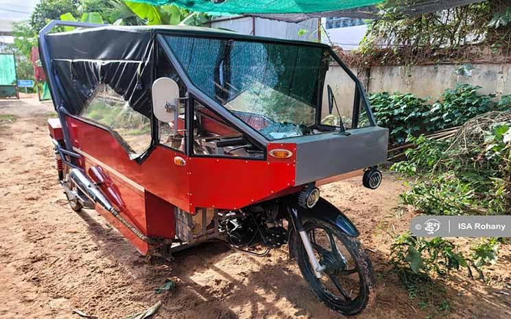 Brak mobile tuk tuk aménagé pour Brak sophanna