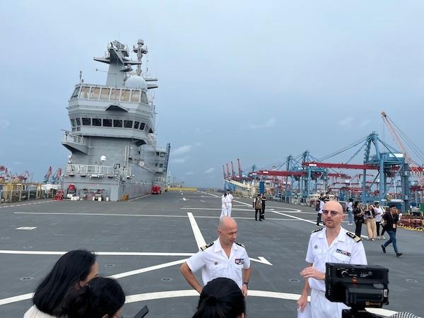 capitaine Mocard conf presse Dixmude