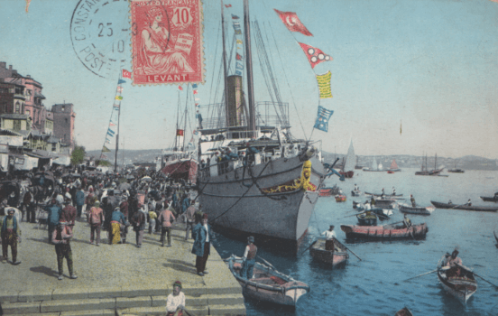 Quais de galata en 1903