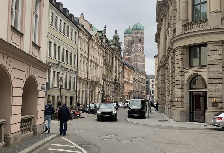 Rue dans le centre de Munich