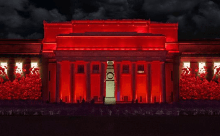 Armistice cérémonie Auckland War Museum