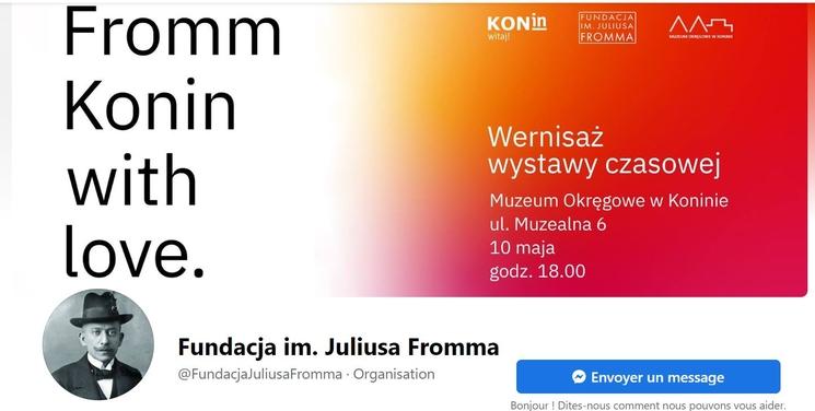 Capture facebook Fundacja im. Juliusa Fromma, Fondation Julius Fromm