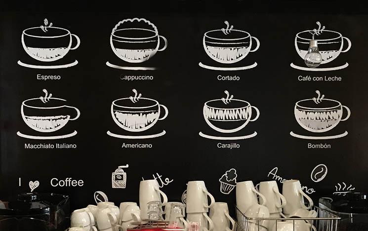 Variété cafés espagne