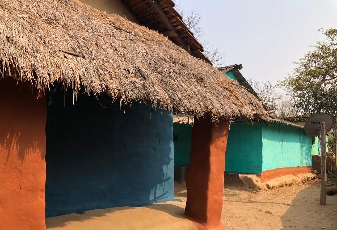 Maison dans le Bastar au Chhattisgarh