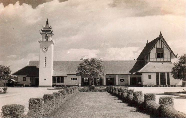 gare de chiang mai en 1950