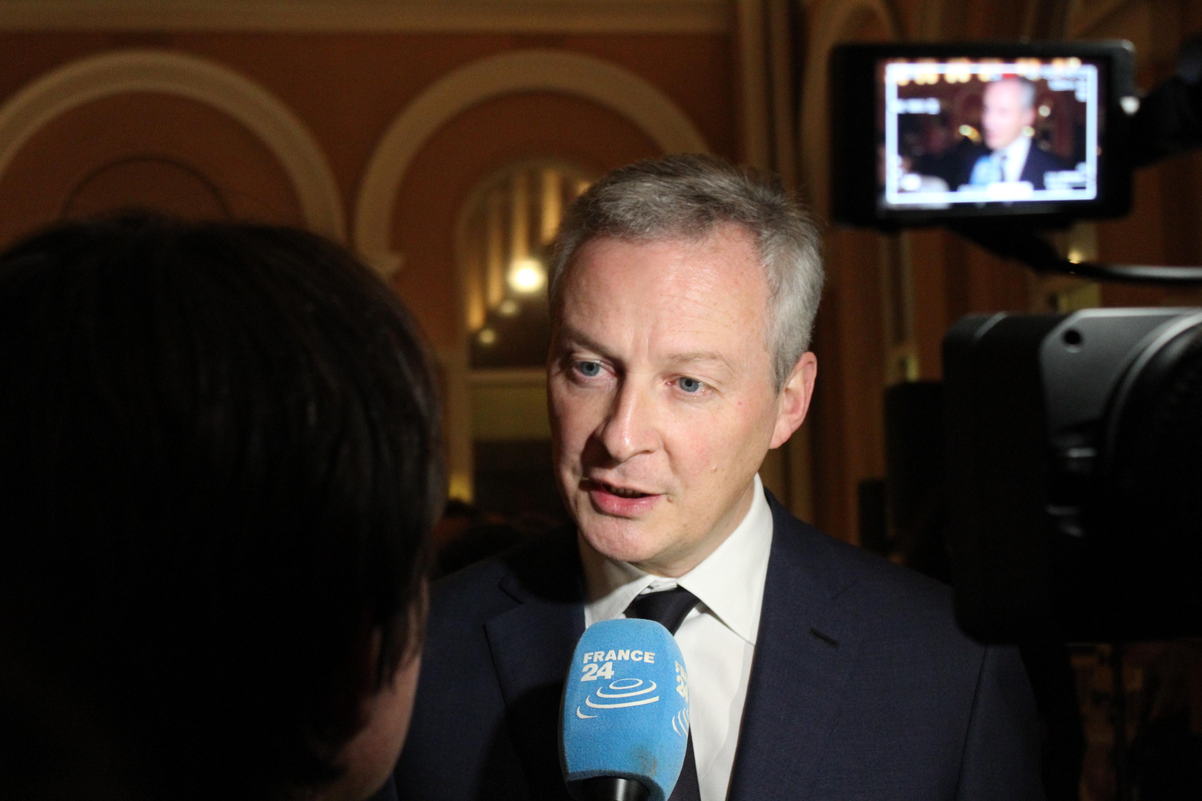 Bruno Le Maire à l'événement Women in Tech, à Londres