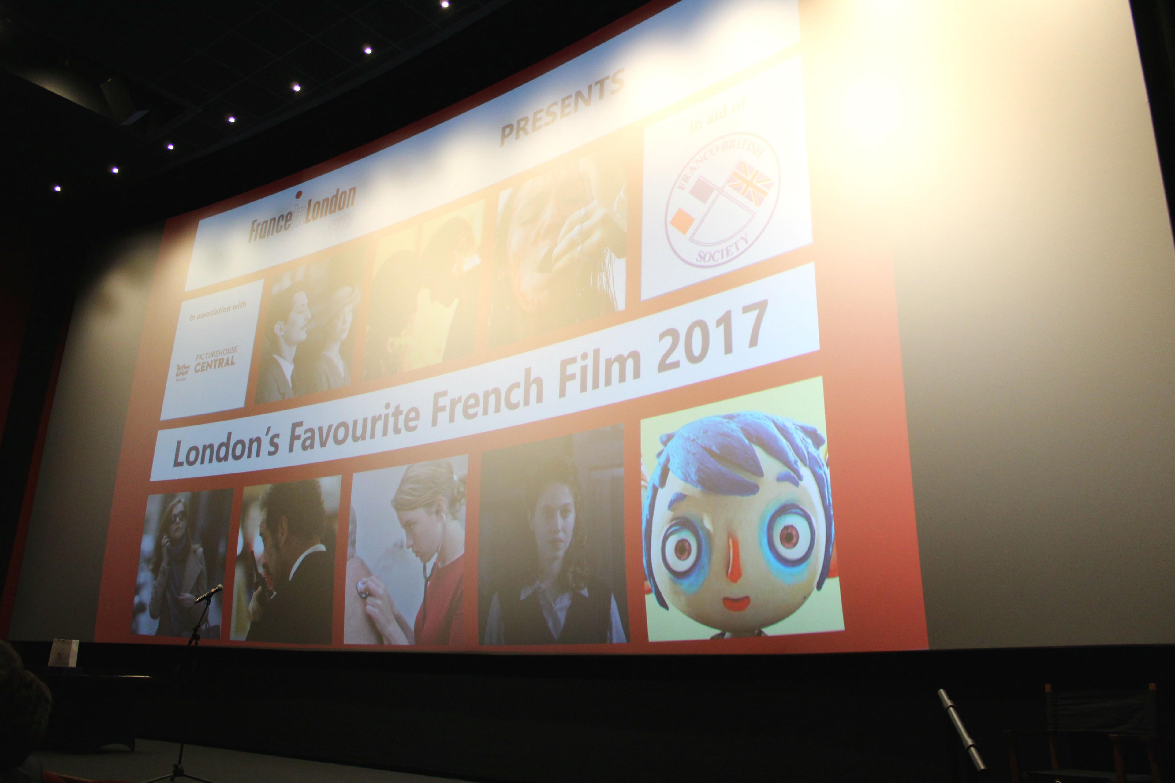 cinéma - salle de cinéma - london's favourite french film