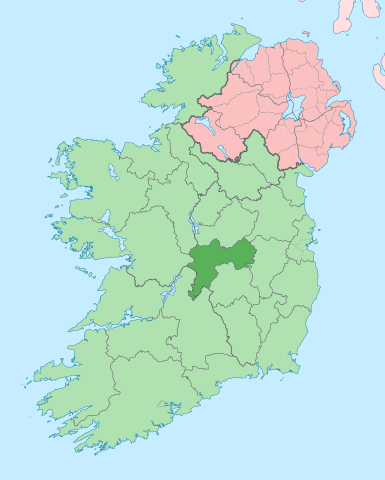 le comté d'Offaly en Irlande