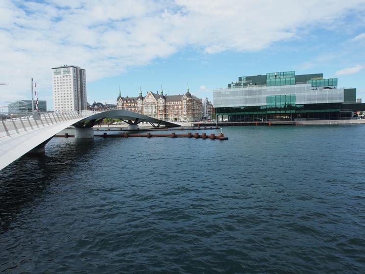 Vue sur le pont de Copenhague, Danemark