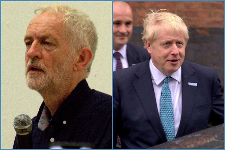 Jeremy Corby Boris Johnson élection Royaume-Uni