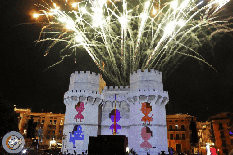 Un feu d'artifice pour la fête