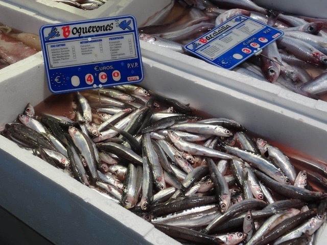 Boquerones Mercado Atarazanas Malaga