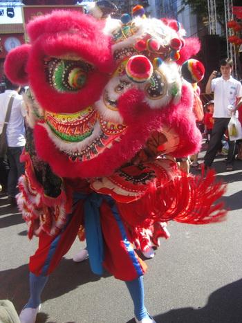 Danse lion Thailande